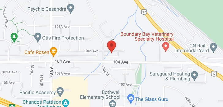 map of 17088 104A AVENUE